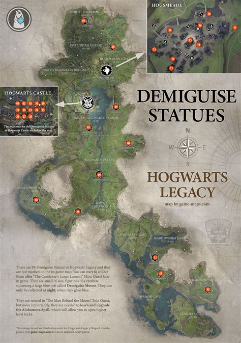 hogwarts legacy alle demiguise|Demiguise Statues Locations